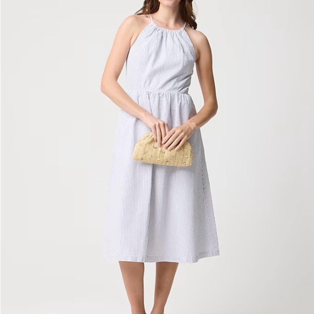 NWT! ✨ J. Crew Strappy Seersucker Dress